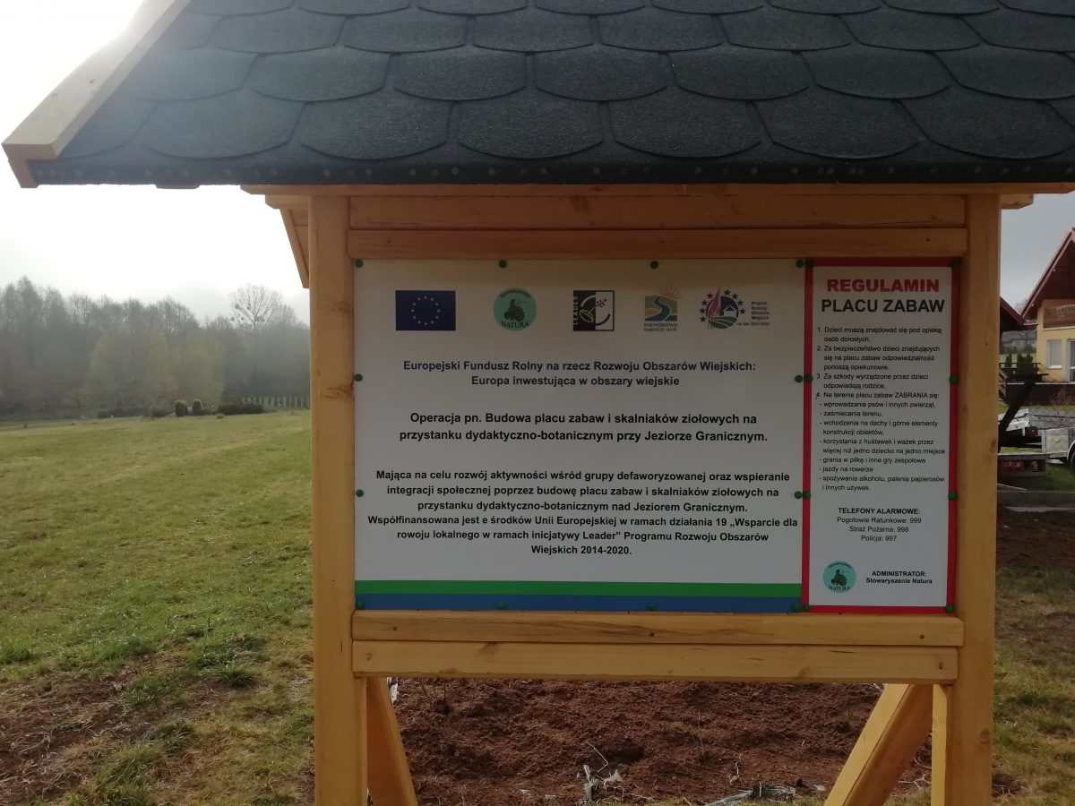 Zagospodarowanie terenu przy przystanku dydaktyczno-botanicznym